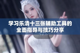 学习乐清十三张辅助工具的全面指导与技巧分享
