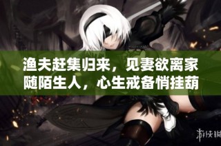 渔夫赶集归来，见妻欲离家随陌生人，心生戒备悄挂葫芦