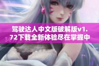 驾驶达人中文版破解版v1.72下载全新体验尽在掌握中