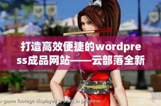 打造高效便捷的wordpress成品网站——云部落全新上线！