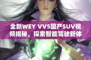 全新WEY VV5国产SUV视频揭秘，探索智能驾驶新体验