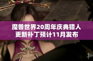 魔兽世界20周年庆典猎人更新补丁预计11月发布