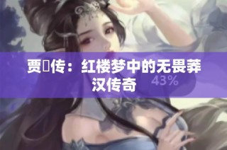 贾珪传：红楼梦中的无畏莽汉传奇