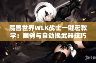 魔兽世界WLK战士一键宏教学：顺劈与自动换武器技巧分享