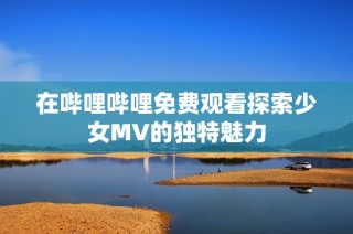 在哔哩哔哩免费观看探索少女MV的独特魅力