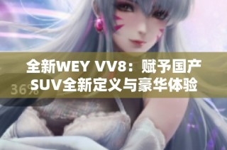 全新WEY VV8：赋予国产SUV全新定义与豪华体验