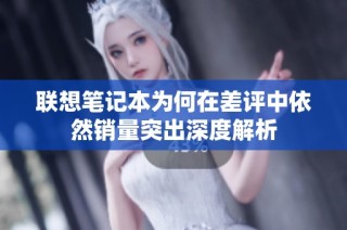 联想笔记本为何在差评中依然销量突出深度解析