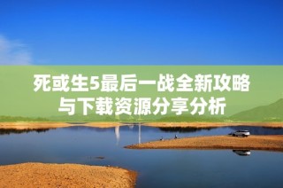死或生5最后一战全新攻略与下载资源分享分析