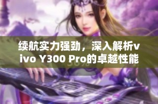 续航实力强劲，深入解析vivo Y300 Pro的卓越性能表现