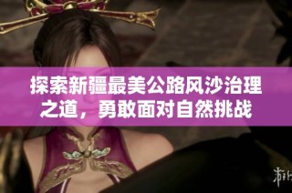 探索新疆最美公路风沙治理之道，勇敢面对自然挑战