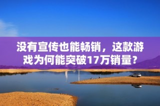 没有宣传也能畅销，这款游戏为何能突破17万销量？