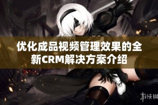 优化成品视频管理效果的全新CRM解决方案介绍