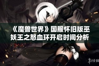 《魔兽世界》国服怀旧版巫妖王之怒血环开启时间分析