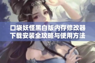 口袋妖怪黑白版内存修改器下载安装全攻略与使用方法