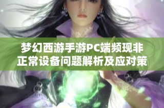 梦幻西游手游PC端频现非正常设备问题解析及应对策略