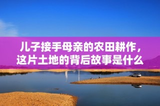 儿子接手母亲的农田耕作，这片土地的背后故事是什么