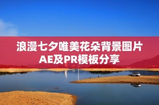 浪漫七夕唯美花朵背景图片AE及PR模板分享