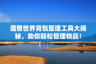 魔兽世界背包整理工具大揭秘，助你轻松管理物品！