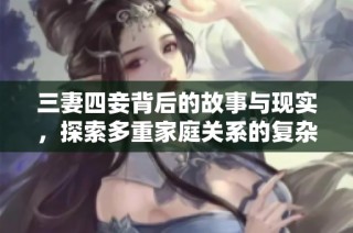 三妻四妾背后的故事与现实，探索多重家庭关系的复杂性