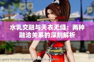 水乳交融与天衣无缝：两种融洽关系的深刻解析