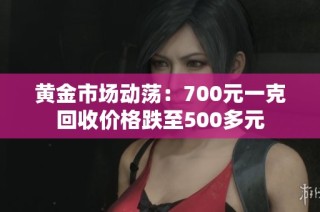 黄金市场动荡：700元一克回收价格跌至500多元