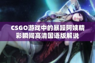 CSGO游戏中的暴躁阿姨精彩瞬间高清国语版解说