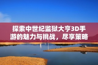 探索中世纪监狱大亨3D手游的魅力与挑战，尽享策略乐趣