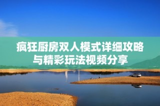 疯狂厨房双人模式详细攻略与精彩玩法视频分享