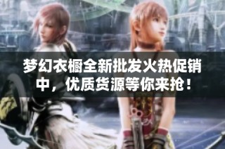 梦幻衣橱全新批发火热促销中，优质货源等你来抢！