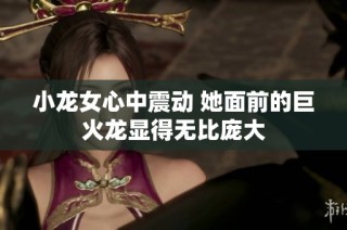 小龙女心中震动 她面前的巨火龙显得无比庞大