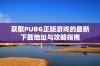 获取PUBG正版游戏的最新下载地址与攻略指南