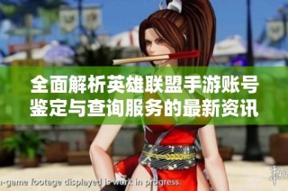 全面解析英雄联盟手游账号鉴定与查询服务的最新资讯