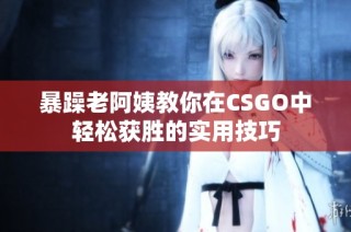 暴躁老阿姨教你在CSGO中轻松获胜的实用技巧