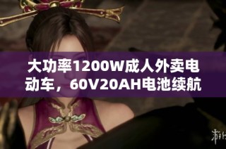 大功率1200W成人外卖电动车，60V20AH电池续航更持久