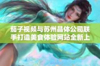 茄子视频与苏州晶体公司联手打造美食体验网站全新上线