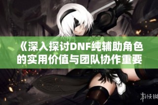 《深入探讨DNF纯辅助角色的实用价值与团队协作重要性》