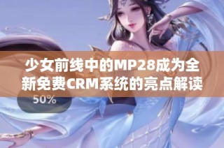 少女前线中的MP28成为全新免费CRM系统的亮点解读