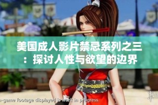 美国成人影片禁忌系列之三：探讨人性与欲望的边界