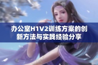 办公室H1V2训练方案的创新方法与实践经验分享