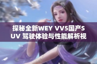 探秘全新WEY VV5国产SUV 驾驶体验与性能解析视频