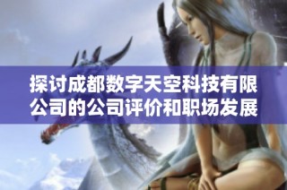 探讨成都数字天空科技有限公司的公司评价和职场发展机会分析