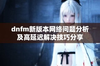 dnfm新版本网络问题分析及高延迟解决技巧分享