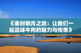 《秦时明月之政：让我们一起品味牛肉的魅力与传奇》