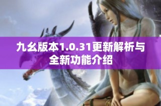 九幺版本1.0.31更新解析与全新功能介绍