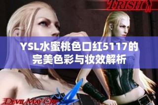 YSL水蜜桃色口红5117的完美色彩与妆效解析