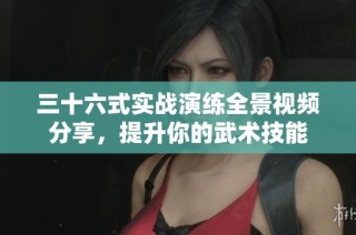 三十六式实战演练全景视频分享，提升你的武术技能