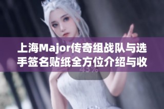 上海Major传奇组战队与选手签名贴纸全方位介绍与收集攻略