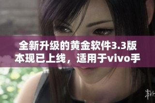 全新升级的黄金软件3.3版本现已上线，适用于vivo手机