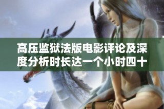 高压监狱法版电影评论及深度分析时长达一个小时四十五分钟