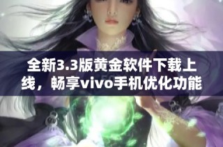 全新3.3版黄金软件下载上线，畅享vivo手机优化功能